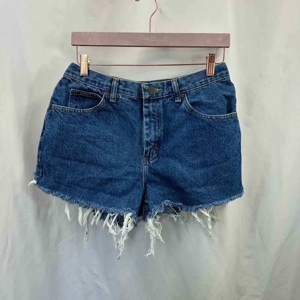 Denim Riders high waisted denim shorts size 10